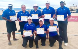 2019 Referees group photo at beach