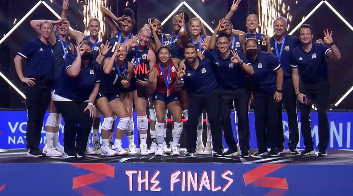 U.S. Women Win VNL