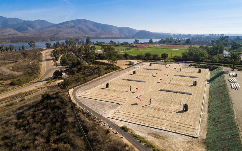 Beach courts at Chula Vista