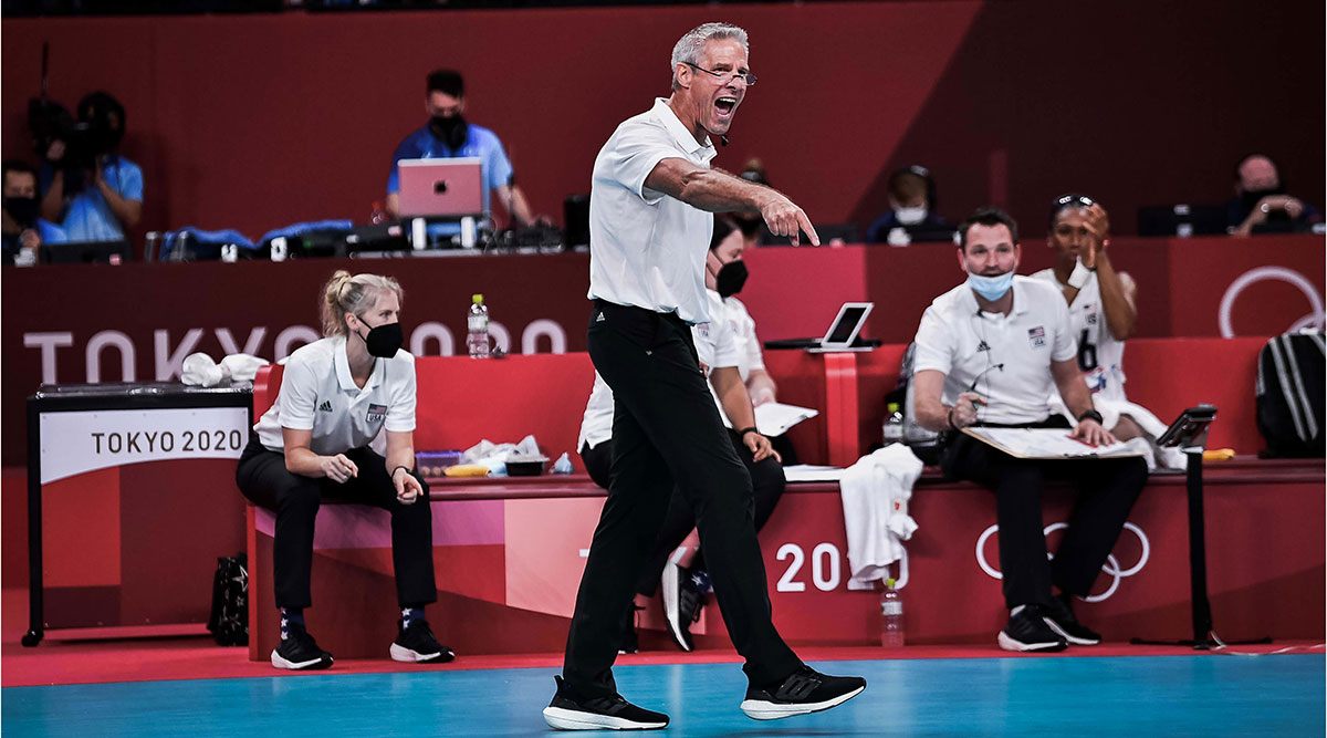 Kara Kessans and Karch Kiraly