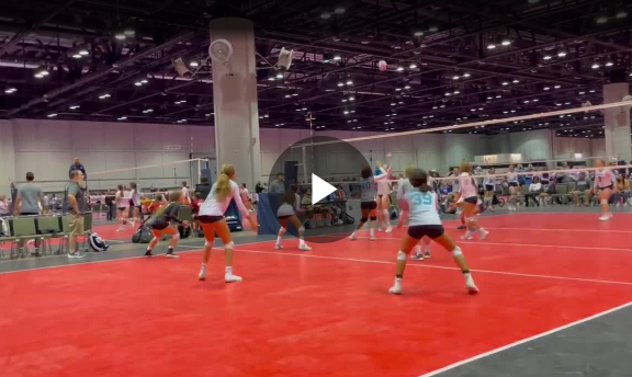 Girls indoor volleyball