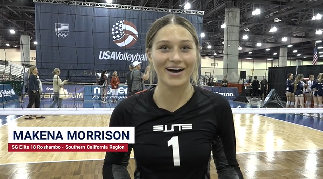 Makena Morrison of SG Elite 18 Roshambo