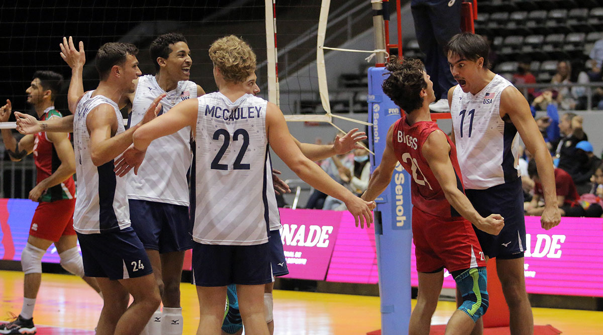 U.S. Men's Team competing at the Pan Am Cup Final Six