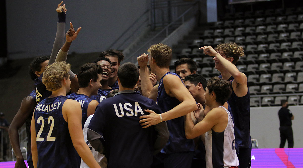 U.S. Men's Team competing at the Pan Am Cup Final Six