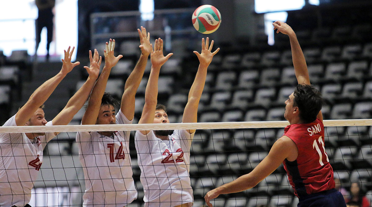 U.S. Men's Team competing at the Pan Am Cup Final Six