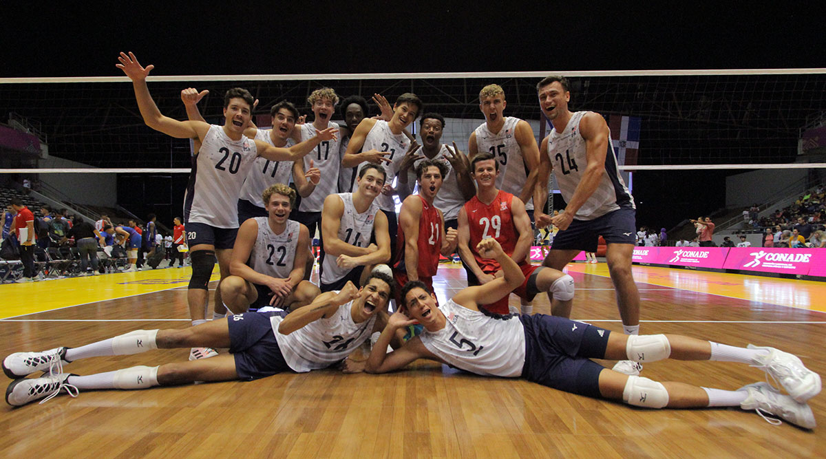 U.S. Men's Team competing at the Pan Am Cup Final Six